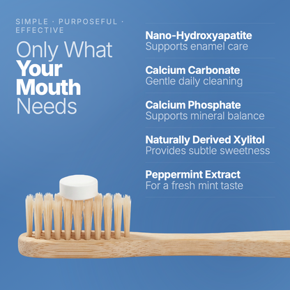 Nano-Hydroxyapatite Toothpaste Tablets