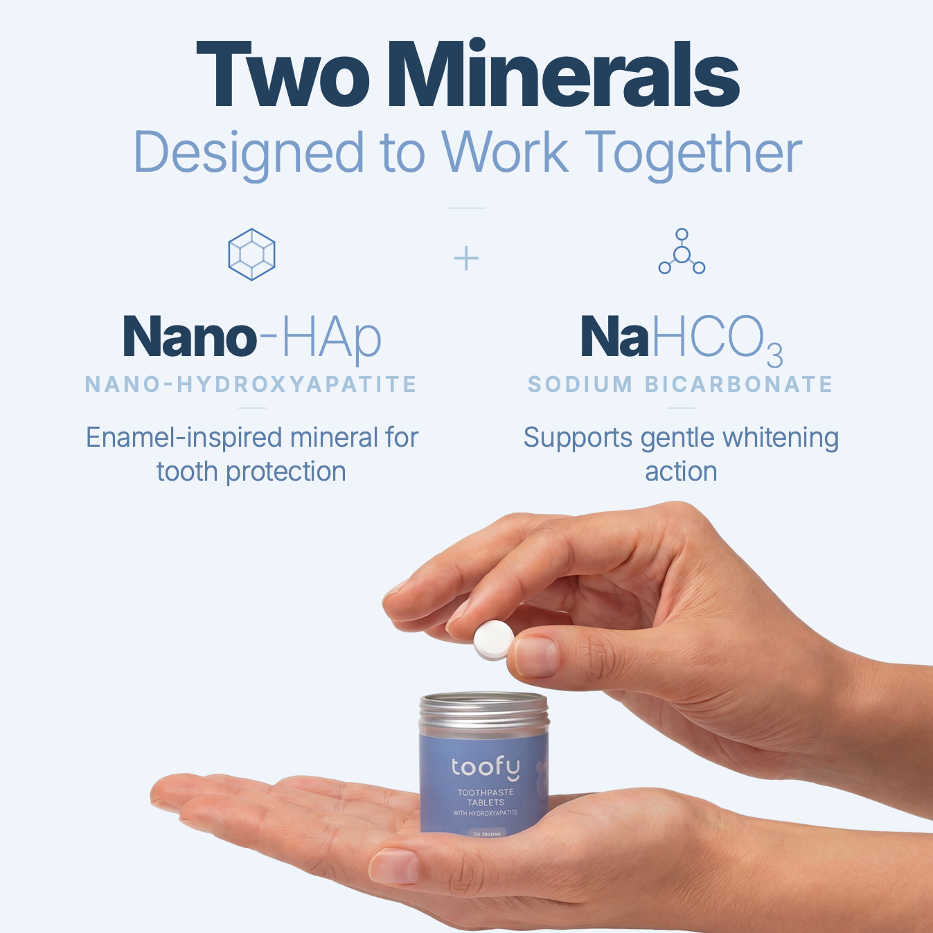 Nano-Hydroxyapatite Toothpaste Tablets