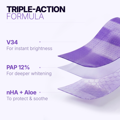 V34 Purple Whitening Strips