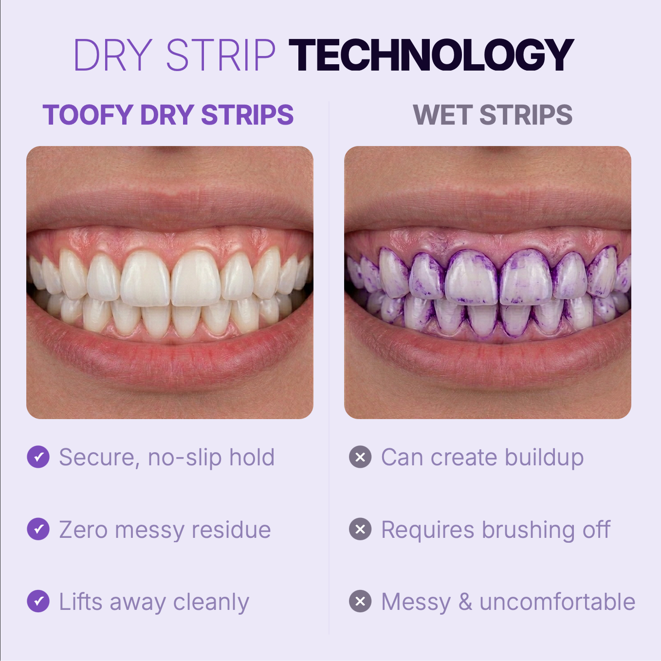 V34 Purple Whitening Strips