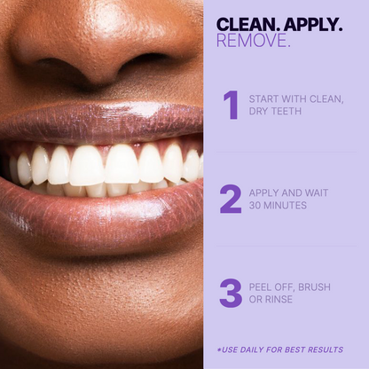 V34 Purple Whitening Strips