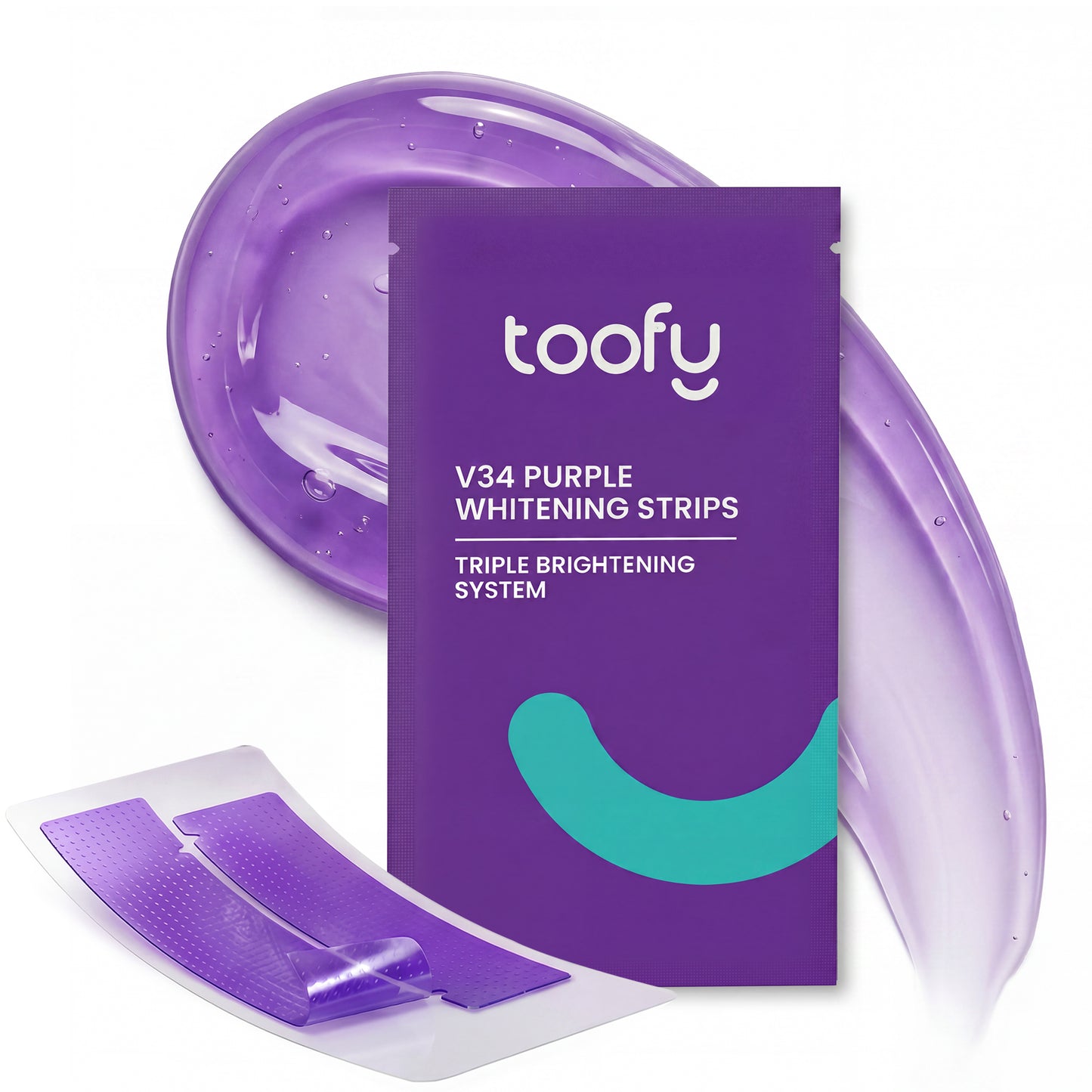 V34 Purple Whitening Strips