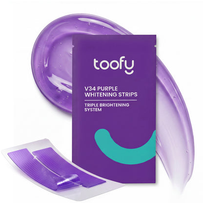 V34 Purple Whitening Strips